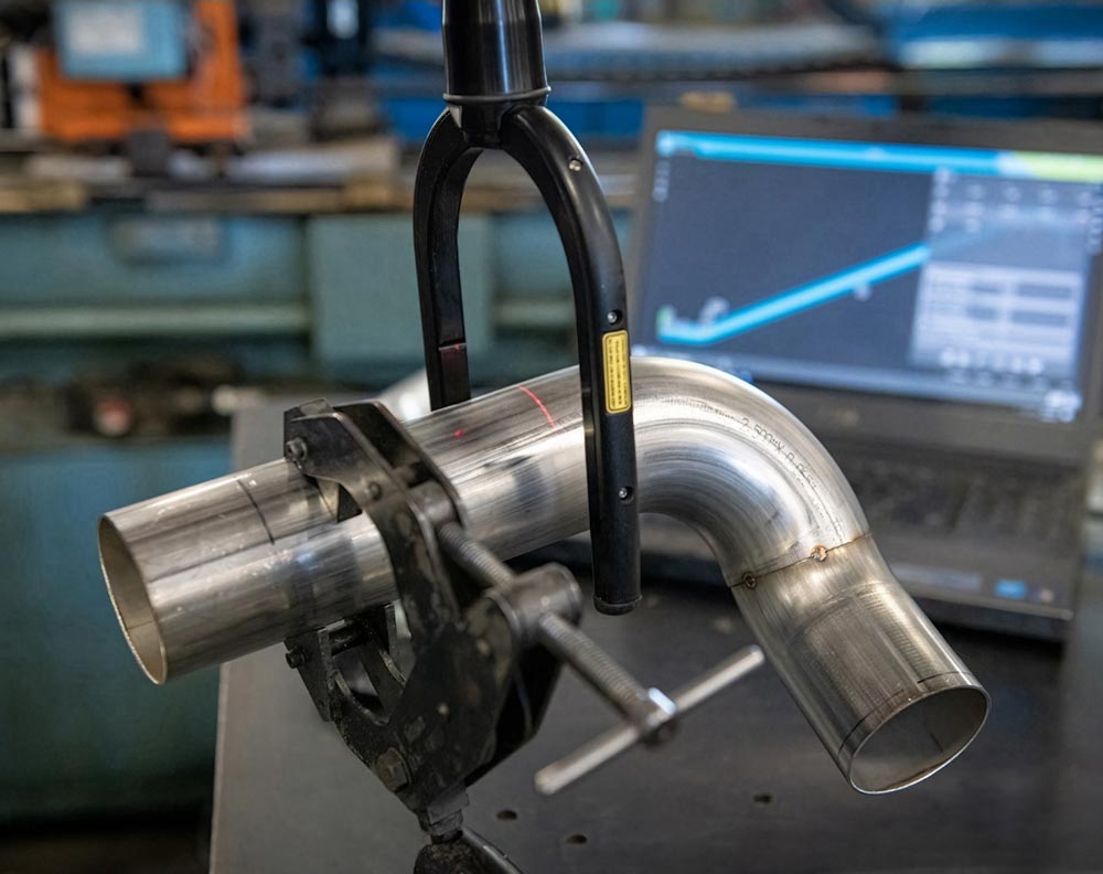 Part inspection using a precision tool