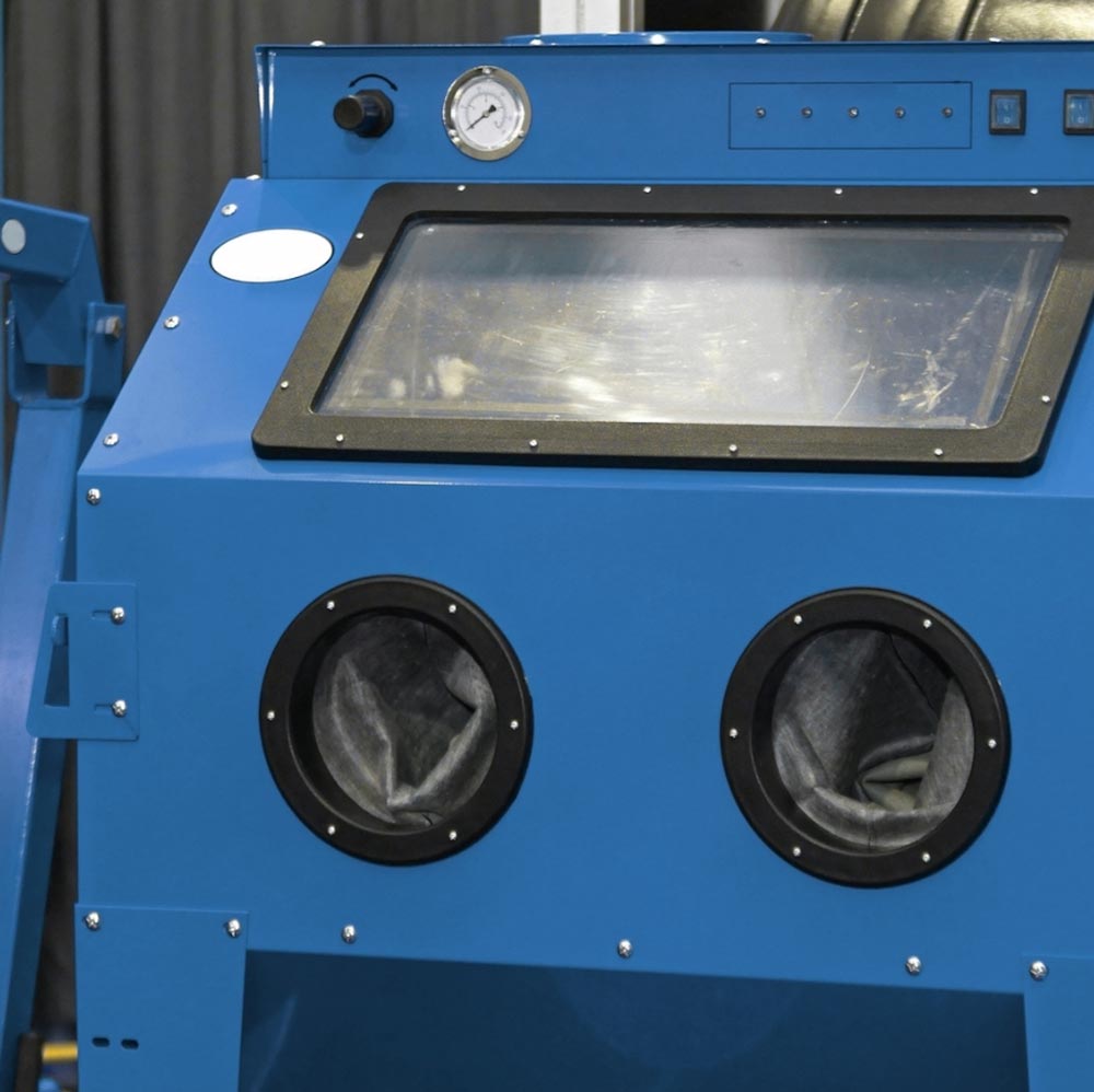 Sandblasting at VBH Tech